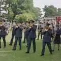 The RAF band marches around the park, A Raft Race on the Mere, Diss, Norfolk - 2nd June 1990