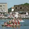 Rafts by Mere's Mouth, A Raft Race on the Mere, Diss, Norfolk - 2nd June 1990