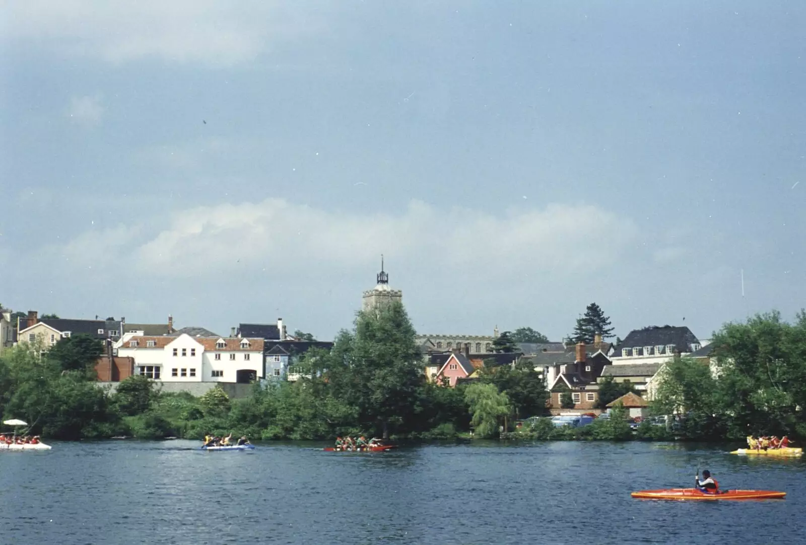 The scene on the Mere, from A Raft Race on the Mere, Diss, Norfolk - 2nd June 1990