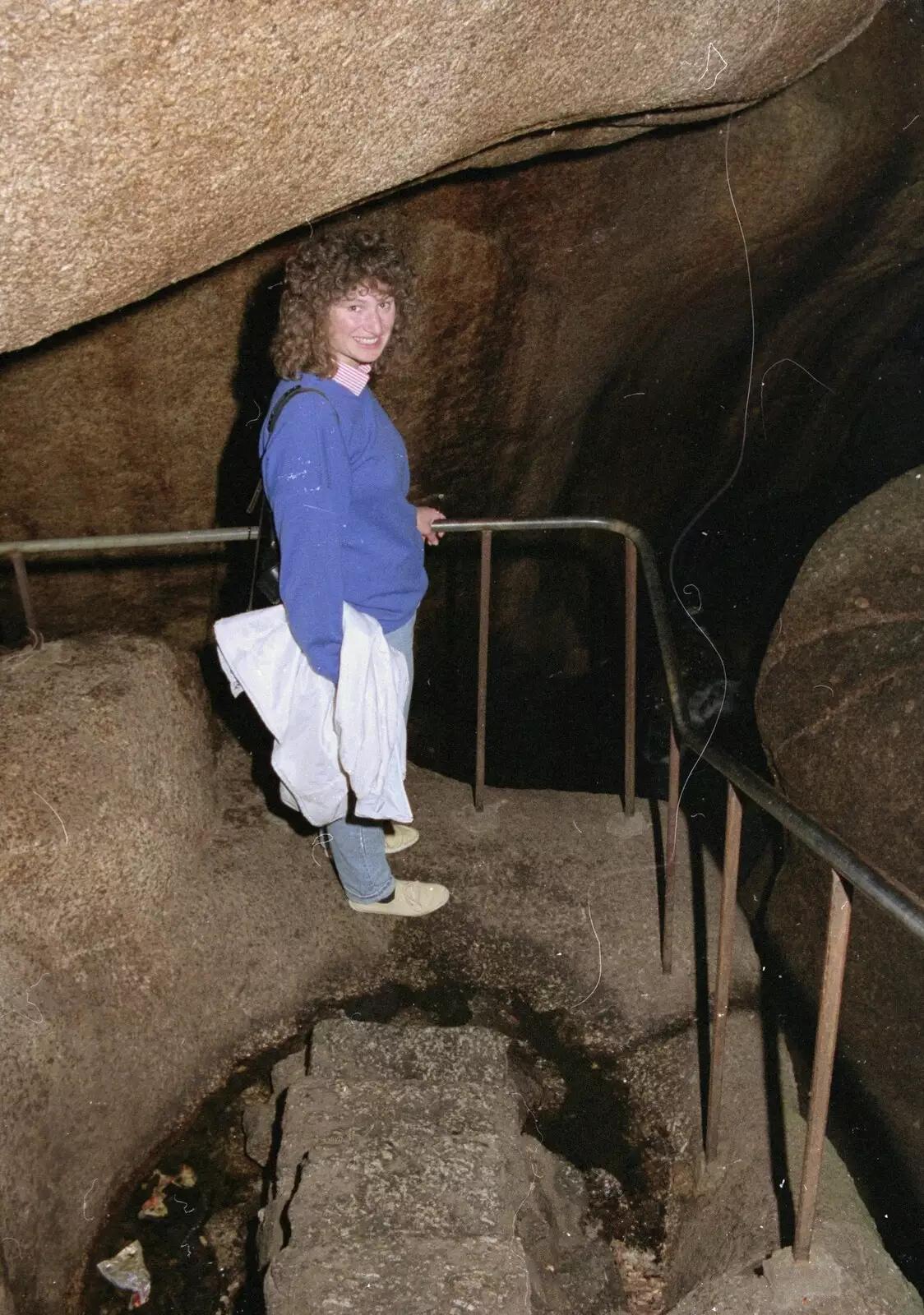 Another cave scene, from A Trip To Huelgoat, Brittany, France - 11th June 1990