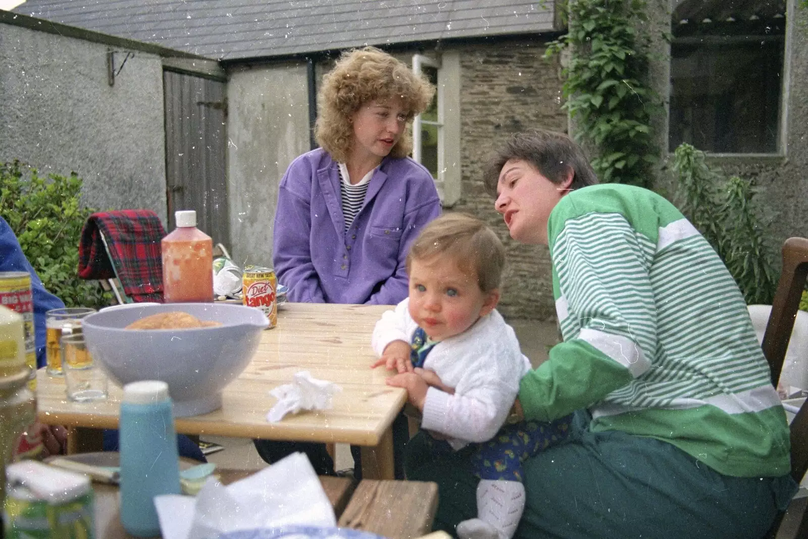 There's a Pitt Farm get-together, from A Trip To Huelgoat, Brittany, France - 11th June 1990