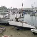 Stranded boats, A Trip To Huelgoat, Brittany, France - 11th June 1990