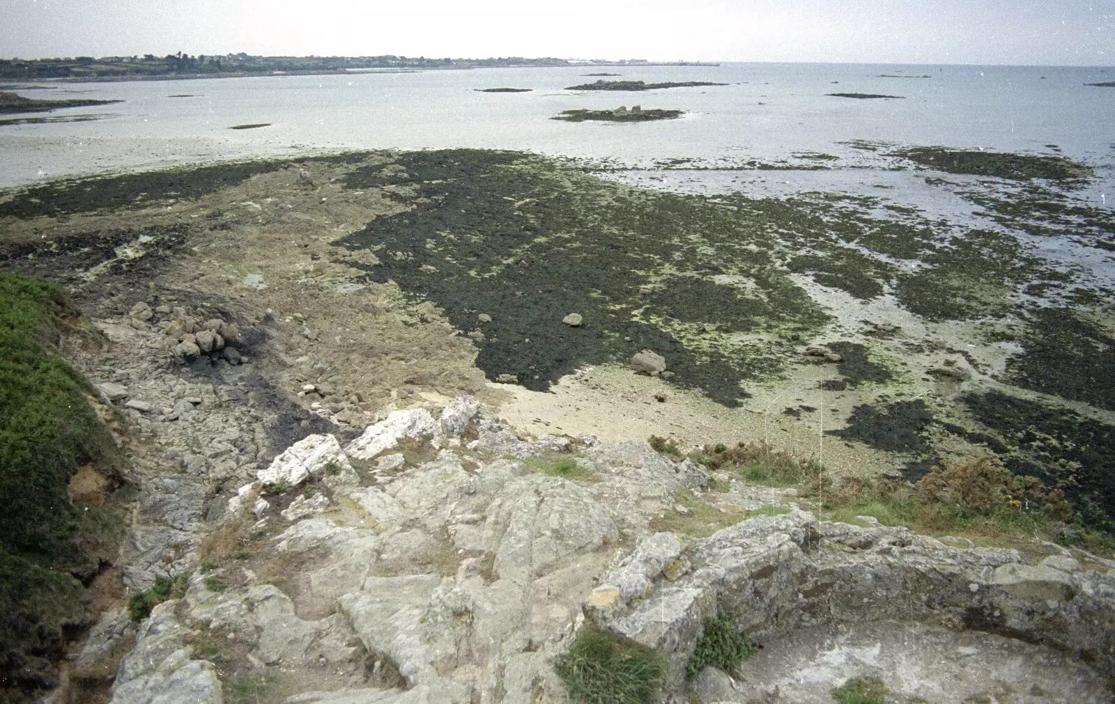 A view over the sea, from A Trip To Huelgoat, Brittany, France - 11th June 1990