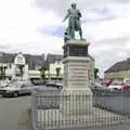 The statue of Latour d'Auvergne in Carhaix., A Trip To Huelgoat, Brittany, France - 11th June 1990