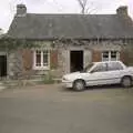 The car outside the cottage, A Trip To Huelgoat, Brittany, France - 11th June 1990