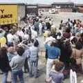 The crowd watches the skies, BPCC Anglia Web Open Day, Diss, Norfolk - 23rd June 1990