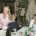 Mother, Grandmother and Mike in the dining room, Petanque At The Willows, Bransgore, Dorset - 10th July 1990