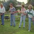 Sue's Fire Dance, Stuston, Suffolk - 21st July 1990, A game of boules breaks out