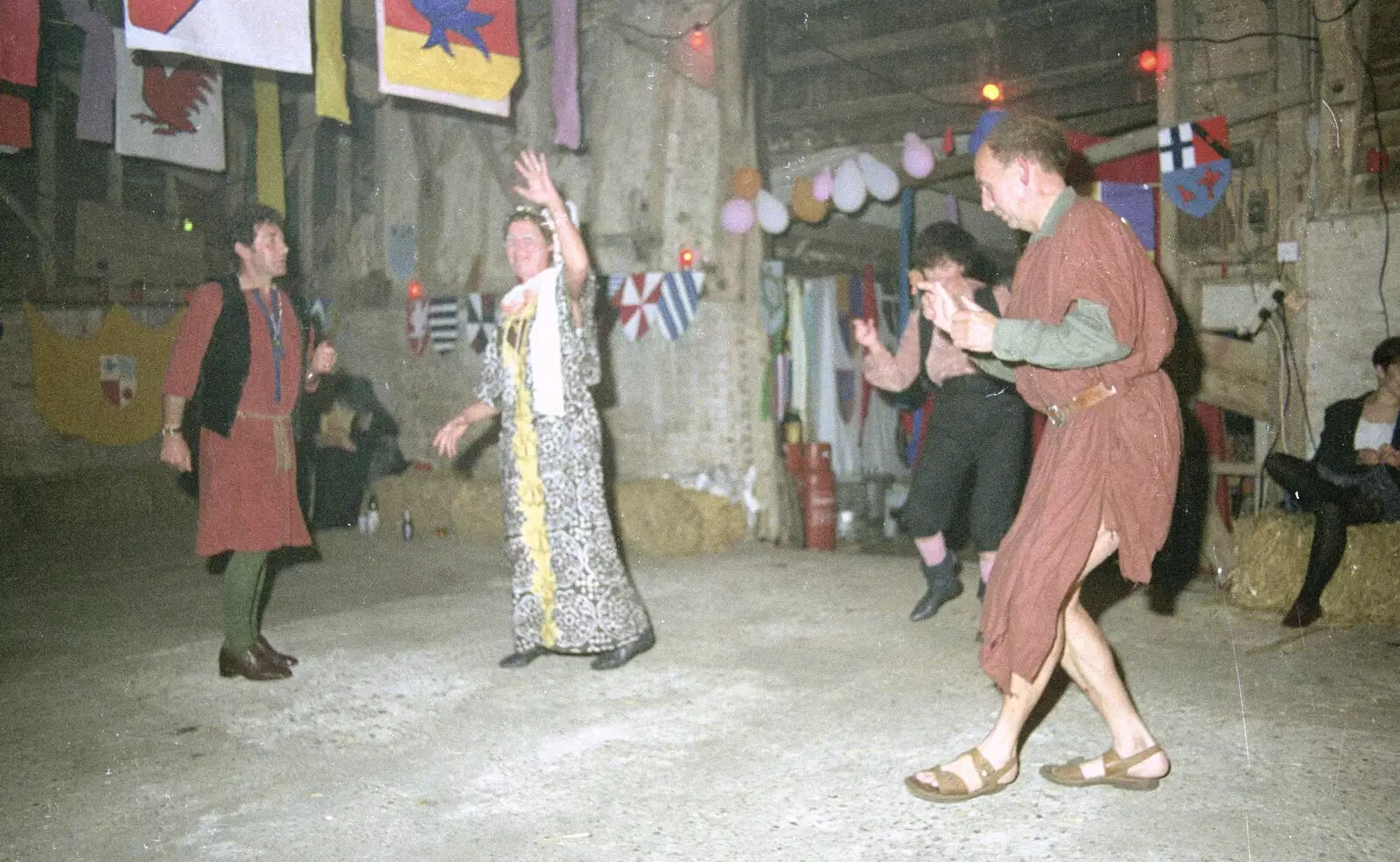 Herbert does some dancing, from A Mediaeval Birthday Party, Starston, Norfolk - 27th July 1990