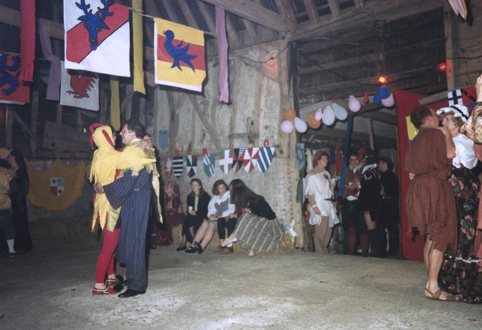 More barn dancing from A Mediaeval Birthday Party, Starston, Norfolk - 27th July 1990