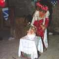 A Mediaeval Birthday Party, Starston, Norfolk - 27th July 1990, Elteb lights candles