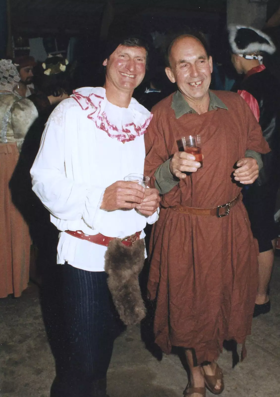 Geoff and Herbert, from A Mediaeval Birthday Party, Starston, Norfolk - 27th July 1990