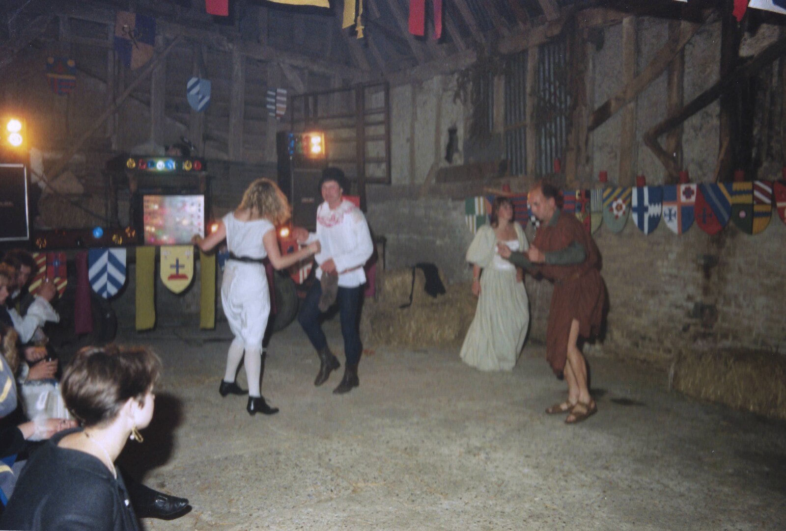 Dancing in the barn from A Mediaeval Birthday Party, Starston, Norfolk - 27th July 1990