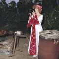 A Mediaeval Birthday Party, Starston, Norfolk - 27th July 1990, Elteb does a spot of anachronistic videoing