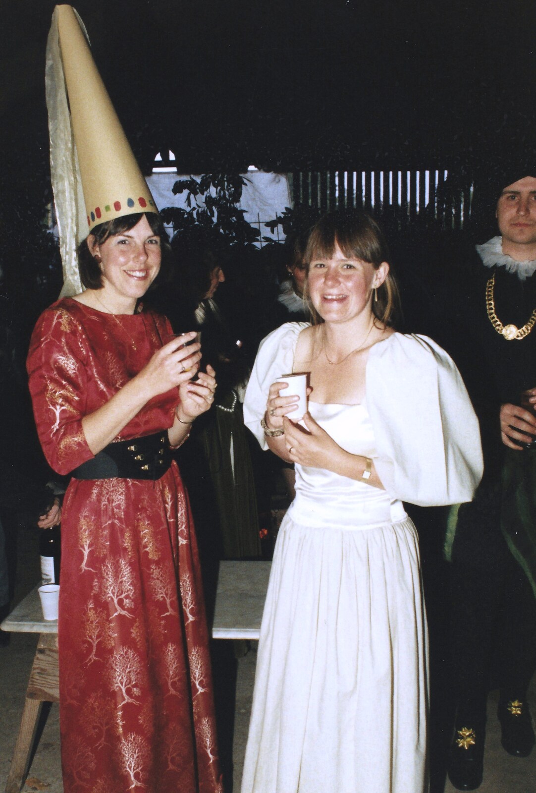 Mediaeval ladies from A Mediaeval Birthday Party, Starston, Norfolk - 27th July 1990