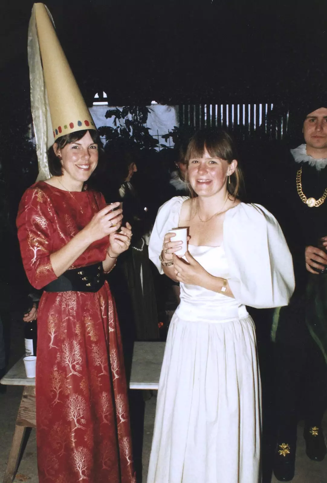 Mediaeval ladies, from A Mediaeval Birthday Party, Starston, Norfolk - 27th July 1990