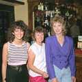 Stuston Sewerage and Kate's Printec Birthday, Scole Inn, Norfolk and Suffolk - 2nd August 1990, Rachel, Wendy Bedford and Kate