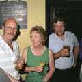 Stuston Sewerage and Kate's Printec Birthday, Scole Inn, Norfolk and Suffolk - 2nd August 1990, Bindery Dave and Bindery Sue, plus Rod 'Leccy Walesa' Todd