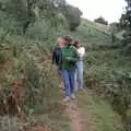 Roaming around through the bracken, Liz's Party, Abergavenny, Monmouthshire, Wales - 4th August 1990