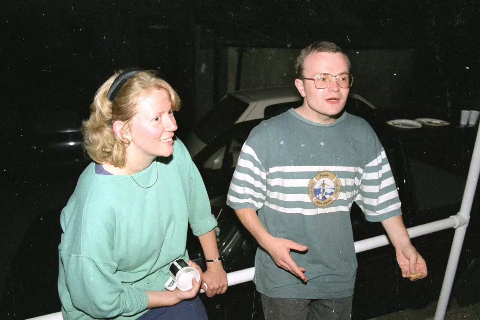 Liz and Hamish, from Liz's Party, Abergavenny, Monmouthshire, Wales - 4th August 1990