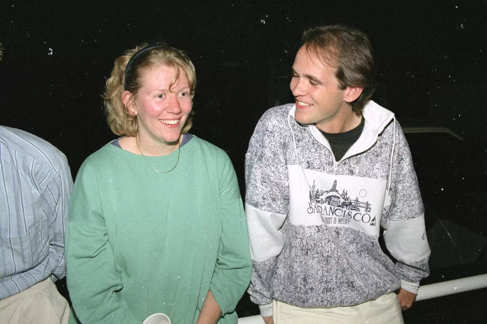 Liz and Phil, from Liz's Party, Abergavenny, Monmouthshire, Wales - 4th August 1990