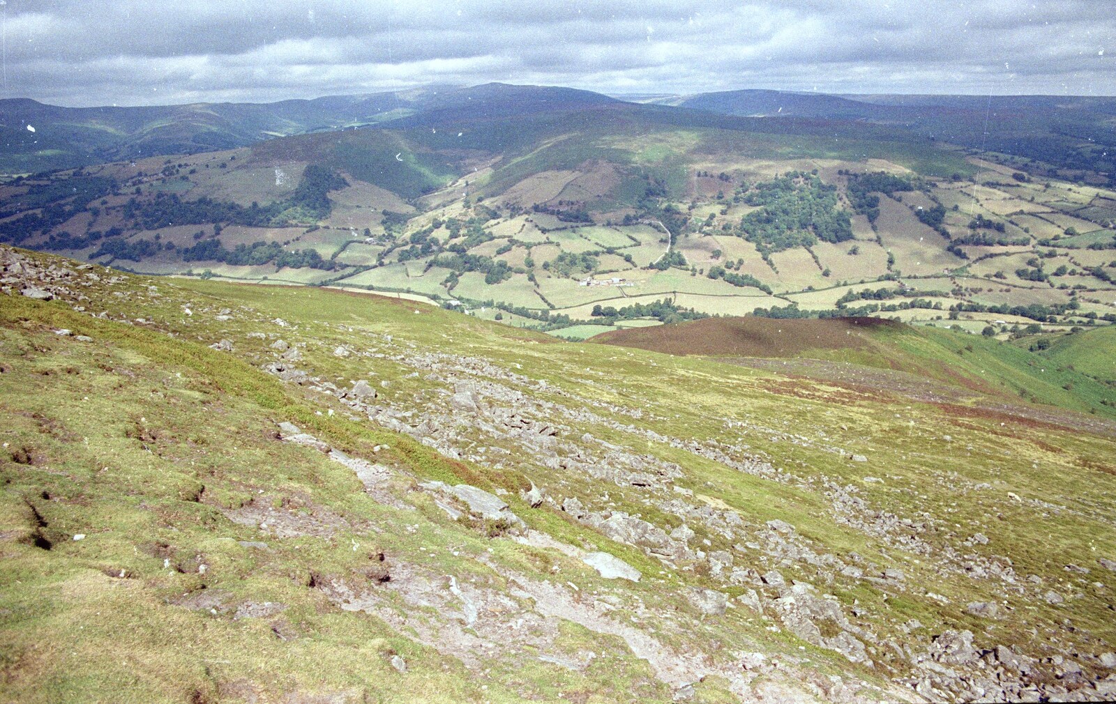 View of the Brecon Beacons from A Walk in the Brecon Beacons, Bannau Brycheiniog, Wales - 5th August 1990
