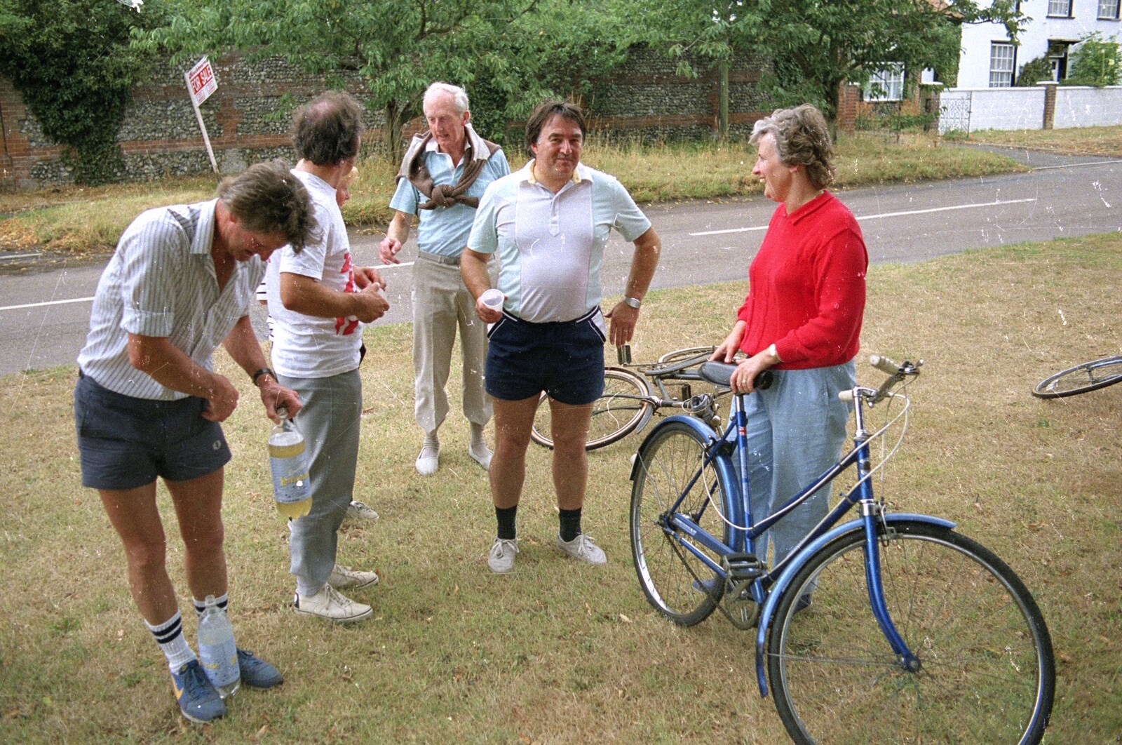 Corky and Linda from A Bike Ride to Redgrave, Suffolk - 11th August 1990