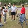 Corky and Linda, A Bike Ride to Redgrave, Suffolk - 11th August 1990