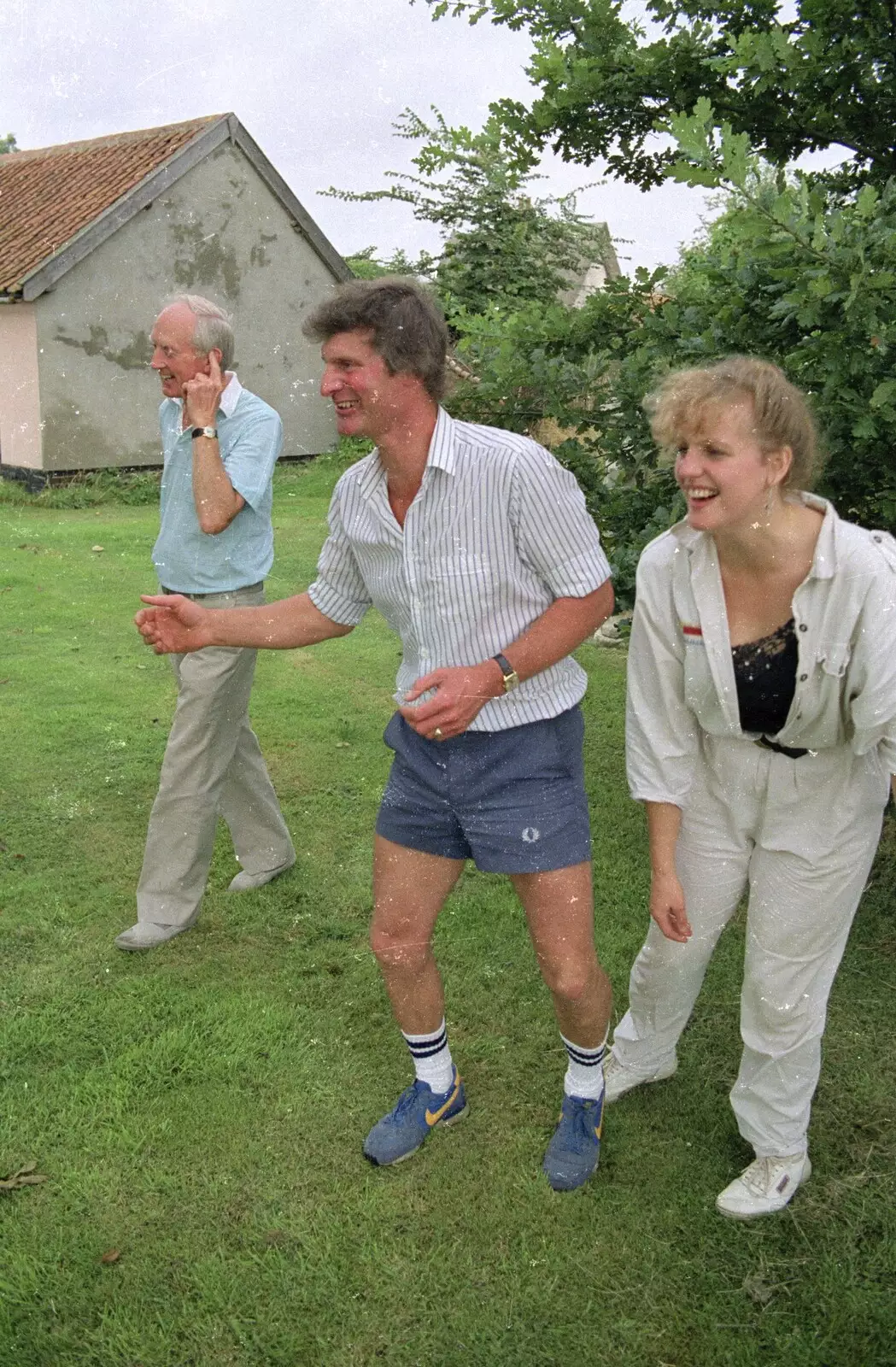 Geoff and Donna, from A Bike Ride to Redgrave, Suffolk - 11th August 1990