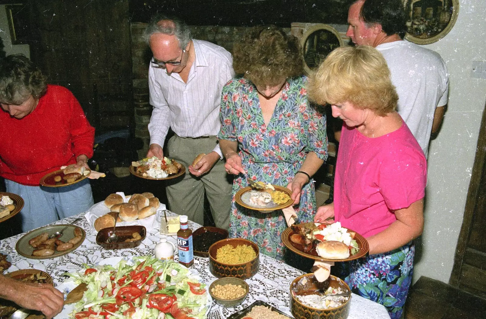 More food, from A Bike Ride to Redgrave, Suffolk - 11th August 1990