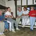 More chatting in the dining room, A Bike Ride to Redgrave, Suffolk - 11th August 1990