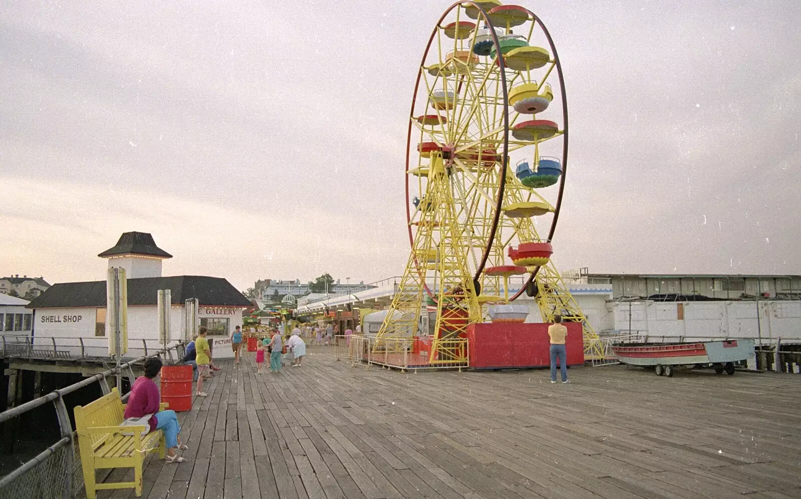 Clacton Pier, from Printec Karl's Birthday, and Clacton Pier With Steve-O, Weybread and Essex - 22nd August 1990