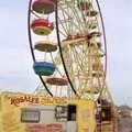 A Gypsy caravan and wheel on Clacton pier, Printec Karl's Birthday, and Clacton Pier With Steve-O, Weybread and Essex - 22nd August 1990