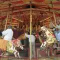 Riding on the gallopers, The Henham Steam Fair, Henham, Suffolk - 19th September 1990