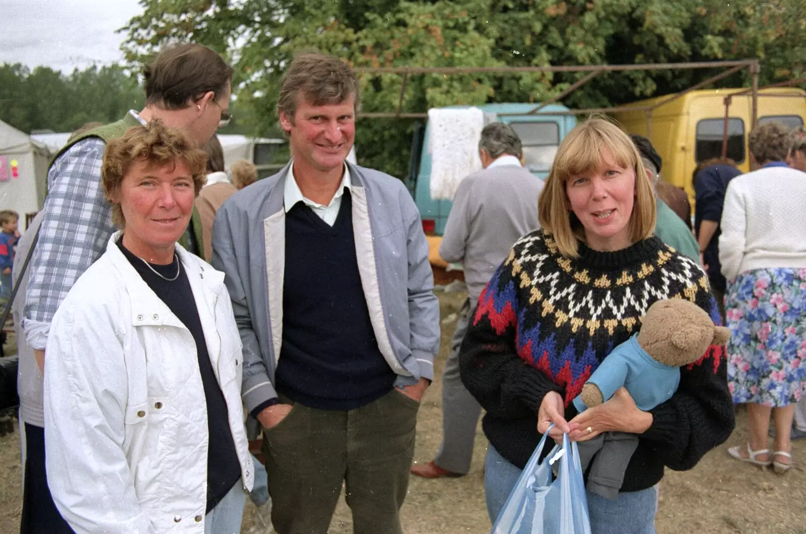 Brenda, Geoff and Janet, from The Henham Steam Fair, Henham, Suffolk - 19th September 1990