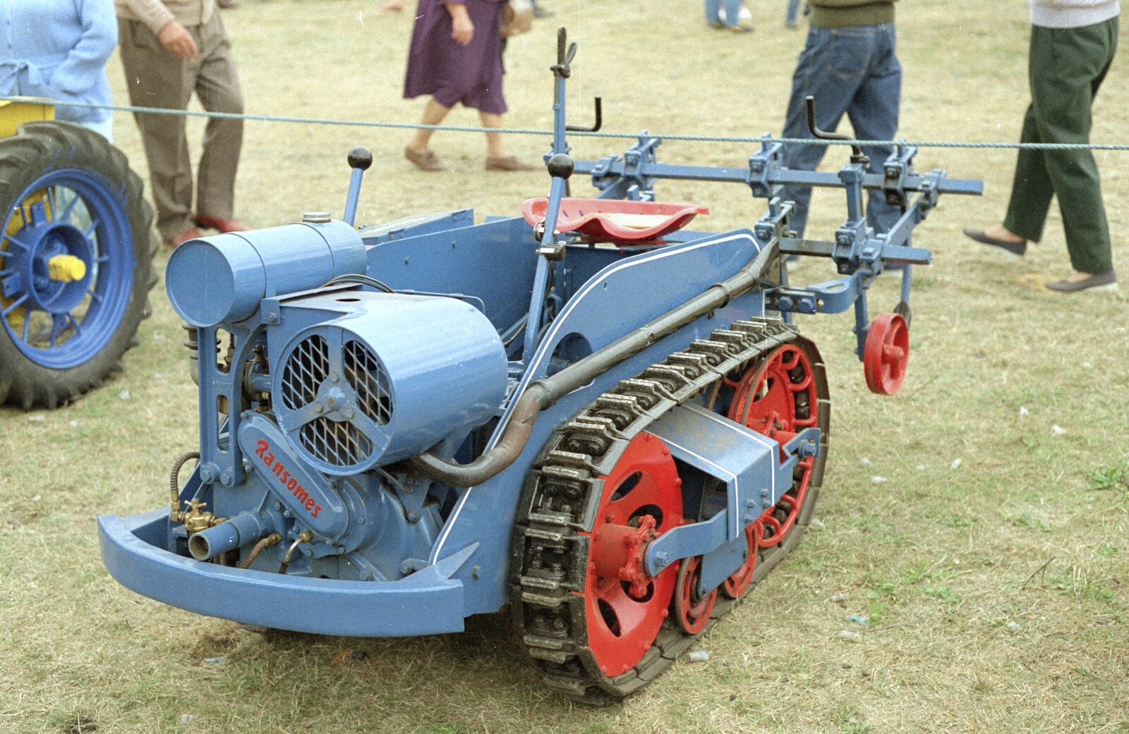 A tiny Ransomes engine from The Henham Steam Fair, Henham, Suffolk - 19th September 1990