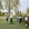 More croquet action, Croquet, and Printec at the Railway Tavern, Stuston and Diss - 30th September 1990