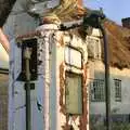 Close-up of an old Esso petrol pump , The Old Redgrave Petrol Station, and some Hand Bells, Suffolk and Long Stratton - 8th October 1990