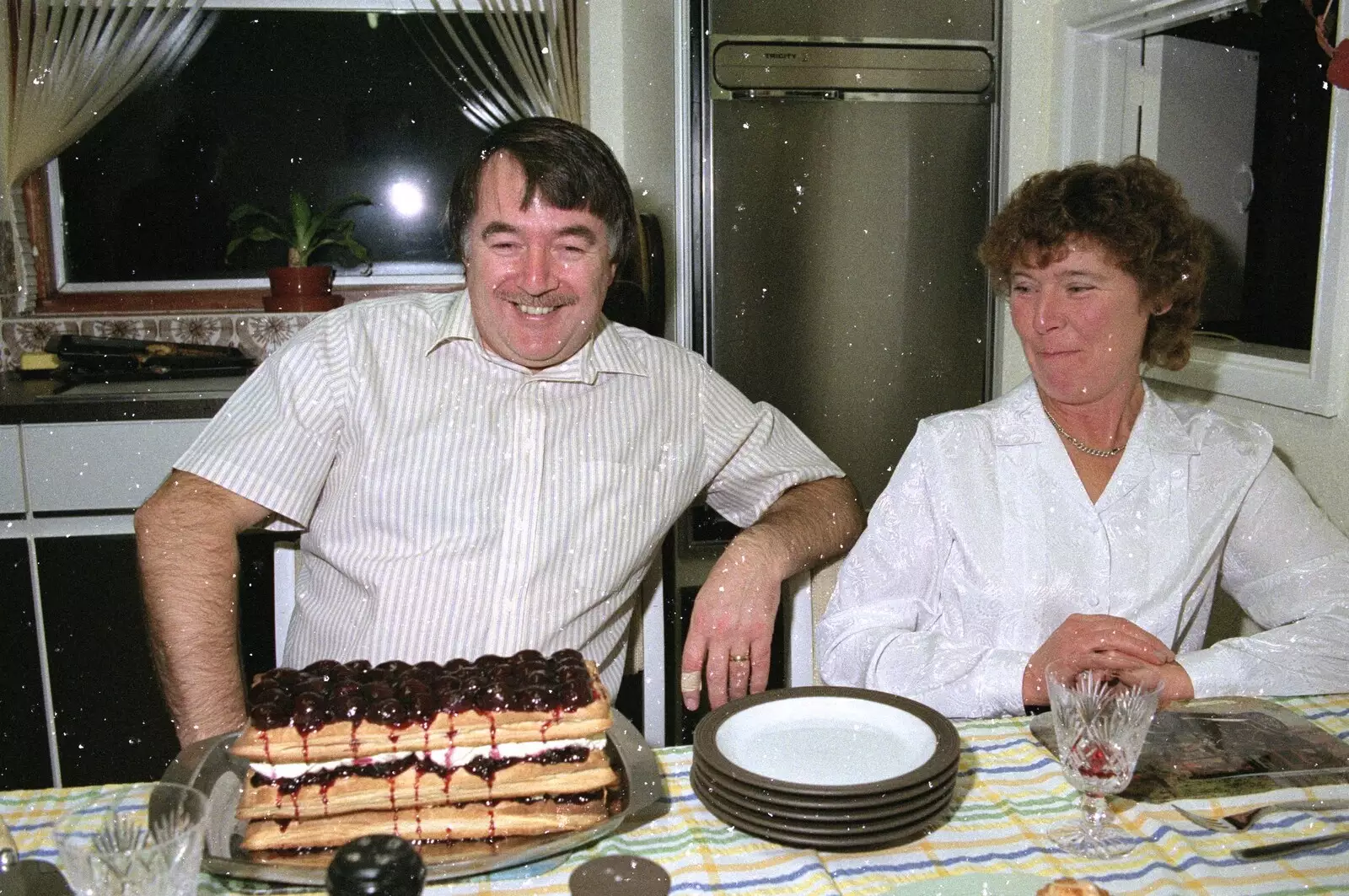 That's definitely Corky's sort of pudding, from The Old Redgrave Petrol Station, and some Hand Bells, Suffolk and Long Stratton - 8th October 1990