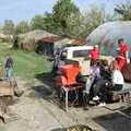 Time for a break, The Annual Cider Making Event, Stuston, Suffolk - 11th October 1990