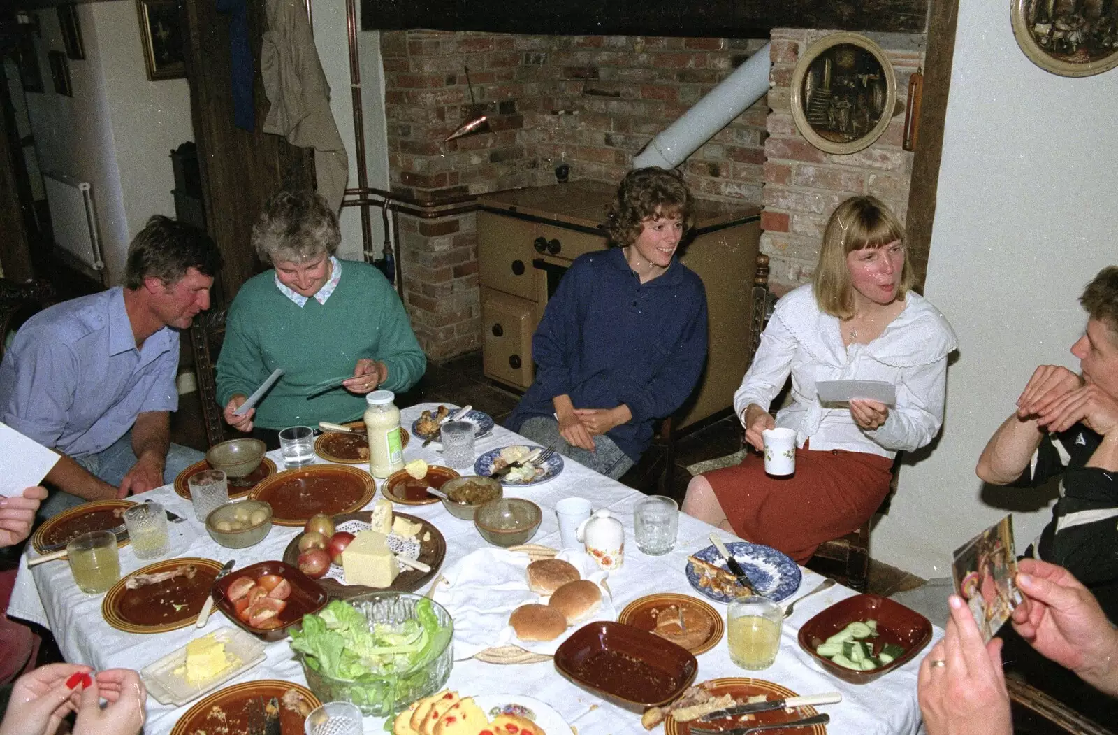 Some of Nosher's photos are passed around, from The Annual Cider Making Event, Stuston, Suffolk - 11th October 1990