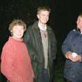 Brenda, Nosher and Mad Sue, Bonfire Night, Stuston, Suffolk - 5th November 1990