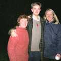 Brenda, Nosher and Mad Sue again, Bonfire Night, Stuston, Suffolk - 5th November 1990