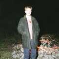 Nosher stands around, Bonfire Night, Stuston, Suffolk - 5th November 1990