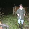 Geoff roams around, Bonfire Night, Stuston, Suffolk - 5th November 1990