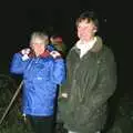 Linda and Geoff, Bonfire Night, Stuston, Suffolk - 5th November 1990