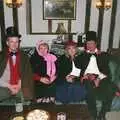 We get ready for the carol singing, Carol Singing and Late Night Shopping, Stuston, Diss and Harleston, Norfolk - 16th December 1990