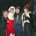 A gang of carol singers/musicians, Carol Singing and Late Night Shopping, Stuston, Diss and Harleston, Norfolk - 16th December 1990