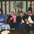 Brenda, Linda, Janet and Geoff, Carol Singing and Late Night Shopping, Stuston, Diss and Harleston, Norfolk - 16th December 1990