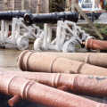 Several cannons in Totnes